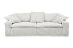 Sofa NETTA XL 3-Sitzer Cord Hellgrau