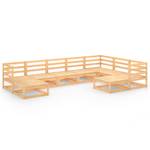 Garten-Lounge-Set (9-teilig) 3009823-1 Braun - Holz