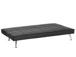 3-Sitzer Sofa HASLE Grau - Silber