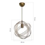 Suspension Hove E27 bronze patiné Bronze