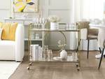 Servierwagen KERRY Gold - Metall - 35 x 81 x 90 cm