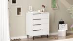 Commode OCEAN COD75 4D Blanc