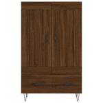 Highboard DE5569 Eiche Schwarzbraun Dekor