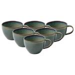 Kaffeetassen Crafted 6er Set Blaugrau - Anzahl Teile im Set: 6