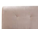 Lit double MARQUISE Beige - Rose foncé - Largeur : 191 cm