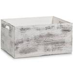 Aufbewahrungsbox RUSTIC WHITE, Holz Weiß - Holzwerkstoff - 20 x 30 x 40 cm