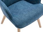 Sessel VATELY Blau - Textil - 78 x 95 x 69 cm