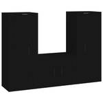 TV-Schrank 3er Set D314 Schwarz