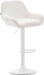 Tabouret de bar Braga Lot de 2 Blanc - Blanc