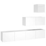 TV-Schrank 4er Set D198 Hochglanz Weiß