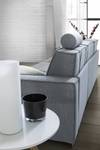 2-Sitzer festes Sofa  Sole Grau - Metall - 95 x 90 x 180 cm