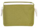 Petite armoire de bain DARQAB Vert - Vert olive - Blanc