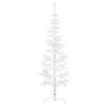 Demi-sapin de Noël artificiel 3013738 Blanc - 45 x 150 x 45 cm