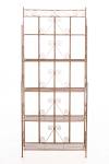 Standregal Ciara Braun - Metall - 75 x 173 x 35 cm