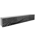 TV-Lowboard SCORPION Schwarz - Massivholz - Holzart/Dekor - 200 x 35 x 33 cm