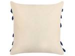 Coussin décoratif PLEIONE Beige - Bleu - Crème - Nombre de pièces dans le lot : 2