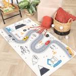 Spielteppich Auto Dex Road Blau - 120 x 170 cm