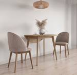 Orion Wooden Round Table 100cm DropLeaf