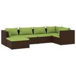 Salon de jardin (lot de 6) 3013633-11 Marron - Vert