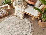 Teppich BITLIS Beige - Creme - 140 x 140 cm