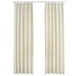 Rideau(lot de 2) 299473 Blanc crème - Hauteur : 175 cm