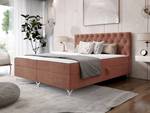 Boxspringbett Chester Altrosa - Breite: 126 cm