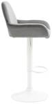 Tabouret de bar Braga Lot de 2 Gris