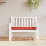 Coussin de banc de jardin Rouge - Profondeur : 100 cm