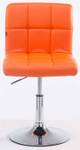 2er Set Lounger Palma V2 Kunstleder Orange