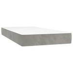 Boxspringbett 3017290-25 Hellgrau - 90 x 203 cm