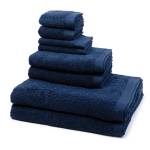 Superwuschel Handtuch-Set (8-teilig) Nachtblau