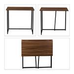 Bureau pliable Noir - Marron