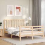 Bettgestell-K-22615 Braun - Holzwerkstoff - 141 x 100 x 196 cm