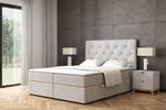 Boxspringbett ROMI Ecru - Breite: 140 cm - H3