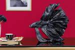 Deko Figur CROWNTAIL Schwarz - Kunststoff - 32 x 36 x 13 cm