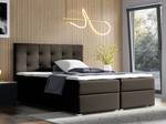 Boxspringbett Doppelbett Valbona Braun - Breite: 180 cm