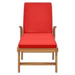 Chaise longue Rouge - Nombre de pièces dans le lot : 1