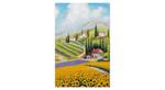 Bild handgemalt Sommerliche Nostalgie Massivholz - Textil - 60 x 90 x 4 cm