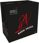 Syrah Shiraz Weingläser Veloce 2er Set Glas - 11 x 25 x 11 cm