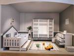 Polo & Miya Kinderzimmer 4-Türig Weiß - Holzwerkstoff - 1 x 1 x 1 cm