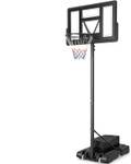 Basketballkorb EB50374DE Schwarz - Metall - 74 x 21 x 111 cm