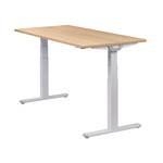 Elektrischer Tisch Premium Line Furnier Breite: 160 cm - Silber