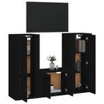 TV-Schrank 3er Set D314 Schwarz