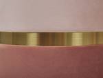 Pouf WICHITA 2-tlg Gold - Pink - Textil - 36 x 44 x 36 cm