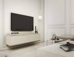 Meuble tv ORO RTV135 2D Beige