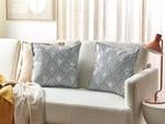 Coussin décoratif HOYA Gris - Argenté