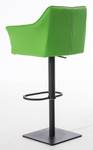 Tabouret de bar Damaso Lot de 2 Vert - Noir