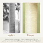 Kratzbaum D30-045 Beige - Holzwerkstoff - 50 x 100 x 50 cm