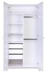 Kleiderschrank ETUDE WR96 2D3D6S Grau