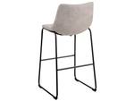 Tabouret de bar FRANKS Beige - Noir